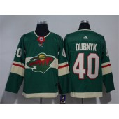 Minnesota Wild #40 Devan Dubnyk Green Adidas Jersey
