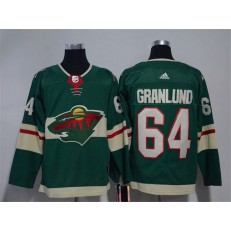 Minnesota Wild #64 Mikael Granlund Green Adidas Jersey