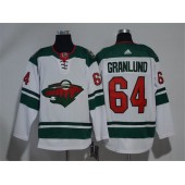 Minnesota Wild #64 Mikael Granlund White Adidas Jersey