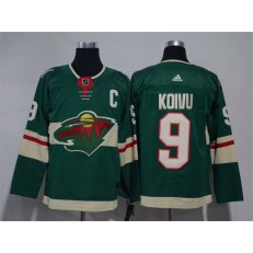 Minnesota Wild #9 Mikko Koivu Green Adidas Jersey