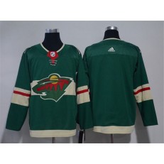 Minnesota Wild Blank Green Adidas Jersey