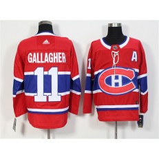 Montreal Canadiens #11 Brendan Gallagher Red Adidas Jersey