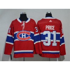 Montreal Canadiens #31 Carey Price Red Adidas Jersey