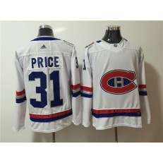 Montreal Canadiens #31 Carey Price White 2017 NHL 100 Classic Adidas Jersey