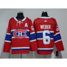 Montreal Canadiens #6 Shea Weber Red Adidas Jersey