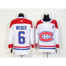 Montreal Canadiens #6 Shea Weber White Adidas Jersey