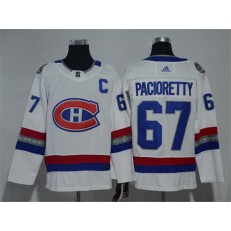 Montreal Canadiens #67 Max Pacioretty White 2017 NHL 100 Classic Adidas Jersey