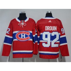 Montreal Canadiens #92 Jonathan Drouin Red Adidas Jersey