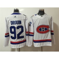Montreal Canadiens #92 Jonathan Drouin White 2017 NHL 100 Classic Adidas Jersey
