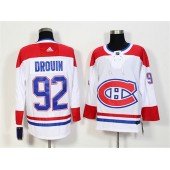Montreal Canadiens #92 Jonathan Drouin White Adidas Jersey