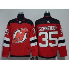 New Jersey Devils #35 Cory Schneider Red Adidas Jersey