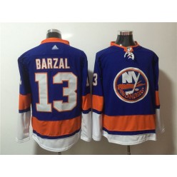 New York Islanders #13 Mathew Barzal Blue Adidas Jersey