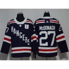New York Rangers #27 Ryan McDonagh Navy Adidas Jersey