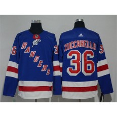 New York Rangers #36 Mats Zuccarello Blue Adidas Jersey