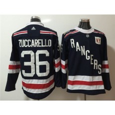 New York Rangers #36 Matz Zuccarello Navy Adidas Jersey