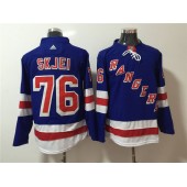 New York Rangers #76 Brady Skjei Blue Adidas Jersey