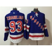 New York Rangers #93 Mika Zibanejad Blue Adidas Jersey