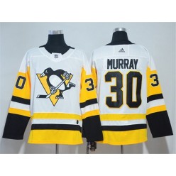 Pittsburgh Penguins #30 Matt Murray White Adidas Jersey