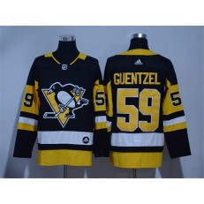 Pittsburgh Penguins #59 Jake Guentzel Black Adidas Jersey