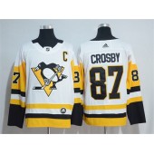 Pittsburgh Penguins #87 Sidney Crosby White Adidas Jersey