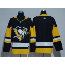 Pittsburgh Penguins Blank Black Adidas Jersey