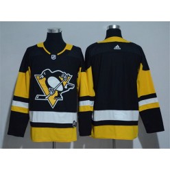 Pittsburgh Penguins Blank Black Adidas Jersey