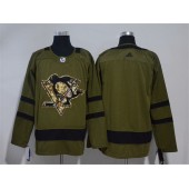 Pittsburgh Penguins Blank Olive Adidas Jersey