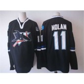 San Jose Sharks #11 Owen Nolan Black Jersey