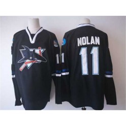 San Jose Sharks #11 Owen Nolan Black Jersey