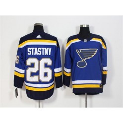 St.Louis Blues #26 Paul Stastny Blue Adidas Jersey