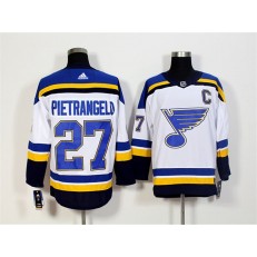 St.Louis Blues #27 Alex Pietrangelo White Adidas Jersey