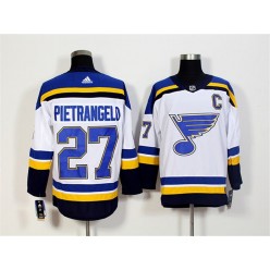 St.Louis Blues #27 Alex Pietrangelo White Adidas Jersey