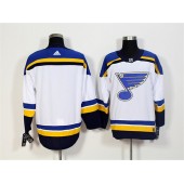 St.Louis Blues Blank White Adidas Jersey