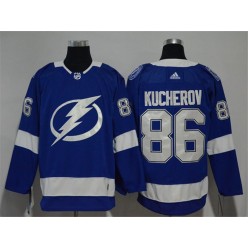 Tampa Bay Lightning #86 Nikita Kucherov Blue Adidas Jersey