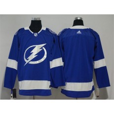 Tampa Bay Lightning Blank Blue Adidas Jersey