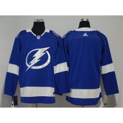 Tampa Bay Lightning Blank Blue Adidas Jersey