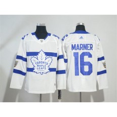 Toronto Maple Leafs #16 Mitchell Marner White 2018 NHL Stadium Series Adidas Jersey