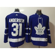 Toronto Maple Leafs #31 Frederik Andersen Blue Adidas Jersey