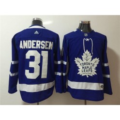 Toronto Maple Leafs #31 Frederik Andersen Blue Adidas Jersey