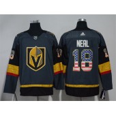Vegas Golden Knights #18 James Neal Gray USA Flag Adidas Jersey