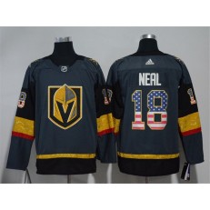 Vegas Golden Knights #18 James Neal Gray USA Flag Adidas Jersey