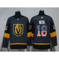 Vegas Golden Knights #18 James Neal Gray USA Flag Adidas Jersey