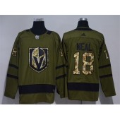 Vegas Golden Knights #18 James Neal Olive Green Adidas Jersey