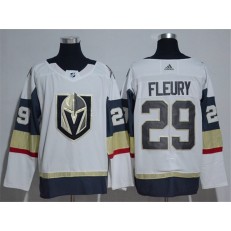 Vegas Golden Knights #29 Marc-Andre Fleury White Adidas Jersey