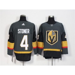 Vegas Golden Knights #4 Clayton Stoner Gray Adidas Jersey