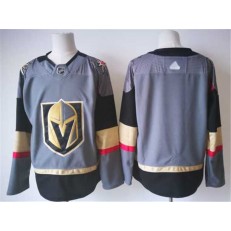 Vegas Golden Knights Blank Gray Adidas Jersey