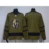 Vegas Golden Knights Blank Olive Green Adidas Jersey