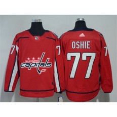 Washington Capitals #77 T.J. Oshie Red Adidas Jersey