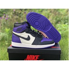 AIR JORDAN 1 HI OG COURT PURPLE 555088-501