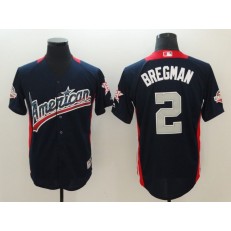 American League 2 Alex Bregman Navy 2018 MLB all-star Game Home Run Derby Jersey
